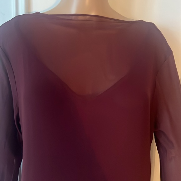 AFRM Kenta Dress in Color Fig - Picture 6 of 8